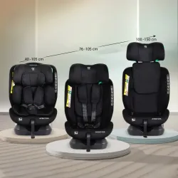 Scaun auto Moni Aventura Negru flexmag.md