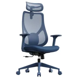 Scaun de birou SENSE7 Moyo Textil Albastru flexmag.md