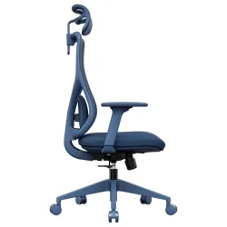 Scaun de birou SENSE7 Moyo Textil Albastru flexmag.md