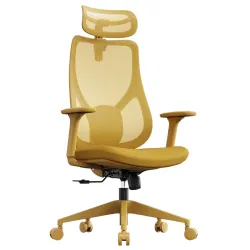 Scaun de birou SENSE7 Moyo Textil Galben flexmag.md