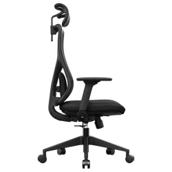 Scaun de birou SENSE7 Moyo Textil Negru flexmag.md