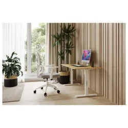 Scaun de birou SENSE7 Veno Textil Gri - Alb flexmag.md