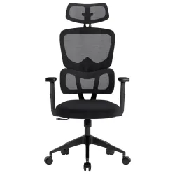 Scaun de birou SENSE7 Veno Textil Negru flexmag.md