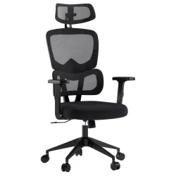 Scaun de birou SENSE7 Veno Textil Negru flexmag.md