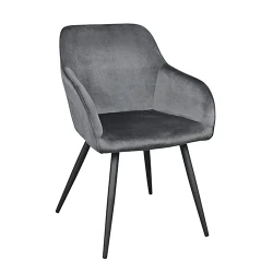 Декоративный стул Airis Velvet HLR21 серый flexmag.md