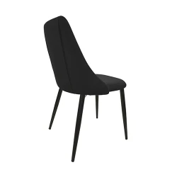 Scaun Deco ARI Black+Black Legs flexmag.md