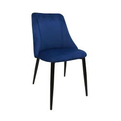 Scaun Deco ARI Dark Blue+Black Legs flexmag.md