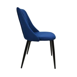 Scaun Deco ARI Dark Blue+Black Legs flexmag.md