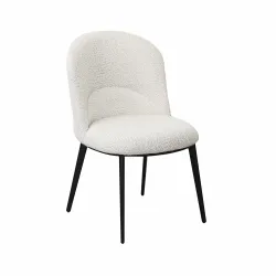 Scaun Deco Chloe Beige K40 + Black Legs flexmag.md