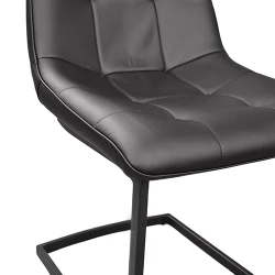 Scaun Deco Confort CF Black PU+Black Legs flexmag.md