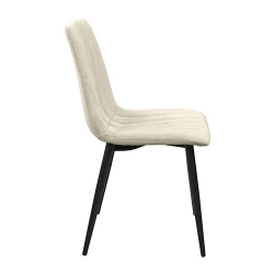 Scaun Deco DC-90 BGF166-2 Beige Velvet+Black Legs flexmag.md