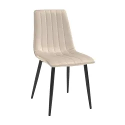 Стул Deco DC-90P~N7 Catifea Capucino+Black Legs flexmag.md