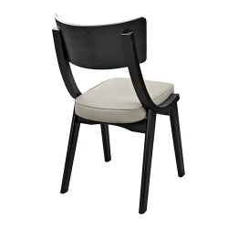 Scaun Deco Diran Stofa Ambrella 09+Black Frame flexmag.md
