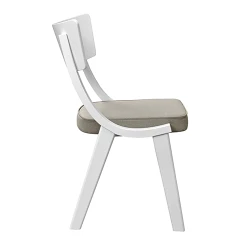 Scaun Deco Diran Stofa Ambrella 09+White Leg flexmag.md