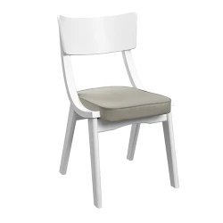 Scaun Deco Diran Stofa Ambrella 09+White Leg flexmag.md