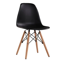 Декоративный стул Eames A-37 черный flexmag.md