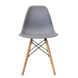 Декоративный стул Eames A-37 серый flexmag.md