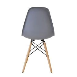 Декоративный стул Eames A-37 серый flexmag.md