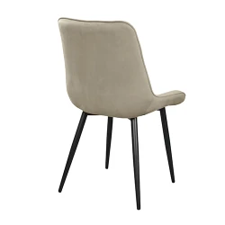 Scaun Deco Hans Catifea Camel HLR9+Black Legs flexmag.md