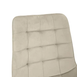 Scaun Deco Hans Catifea Camel HLR9+Black Legs flexmag.md
