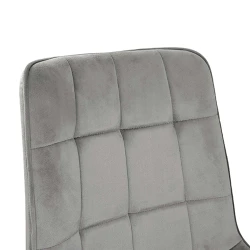 Scaun Deco Hans Catifea Dark Grey HLR21+ Black Legs flexmag.md