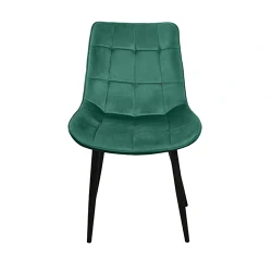 Декоративный стул Hans Velvet Green HLR57+ черные ножки flexmag.md