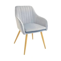 Scaun Deco Iris Light Blue Golden flexmag.md