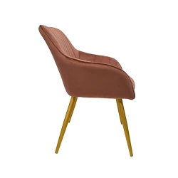 Scaun Deco Iris Rusty Gold Legs flexmag.md
