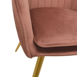 Scaun Deco Iris Rusty Gold Legs flexmag.md