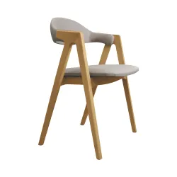 Стул Deco Logan Ambrella 09+Natural Leg flexmag.md