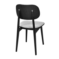 Scaun Deco LULA Stofa (Rush 93)+Black Legs flexmag.md