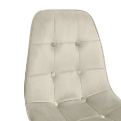 Scaun Deco M-01-3 (Hlr-14) Catifea Grey-Beige flexmag.md