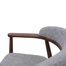 Scaun Deco Midas Light Grey (SD207-6) + WALNUT 5544 flexmag.md