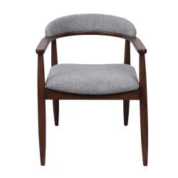 Scaun Deco Midas Light Grey (SD207-6) + WALNUT 5544 flexmag.md