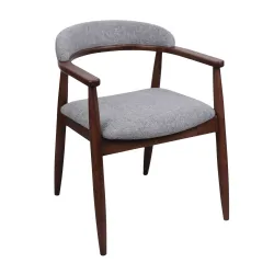 Scaun Deco Midas Light Grey (SD207-6) + WALNUT 5544 flexmag.md