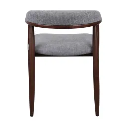 Scaun Deco Midas Light Grey (SD207-6) + WALNUT 5544 flexmag.md