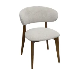 Scaun Deco Roses Diosa 11+Oak Legs Stejar flexmag.md