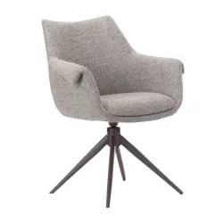 Scaun Deco Rotativ Mavia MIH-D510B Grey flexmag.md