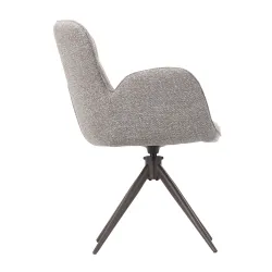 Scaun Deco Rotativ Yannick MIH- D515 Grey flexmag.md