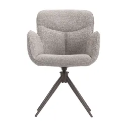 Scaun Deco Rotativ Yannick MIH- D515 Grey flexmag.md