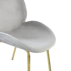 Scaun Deco Roxy Grey Golden flexmag.md