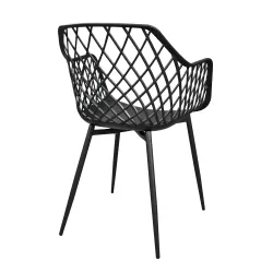 Стул Deco SL-7019 Black+Black Legs flexmag.md