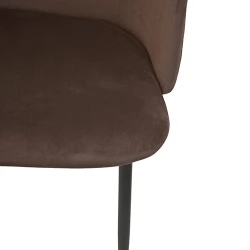 Scaun Deco Spectre Brown HLR 49+Black Legs flexmag.md