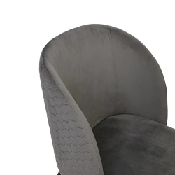 Scaun Deco Spectre Dark Grey HLR21+Black Legs flexmag.md