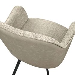 Scaun Deco Tipsy Beige flexmag.md