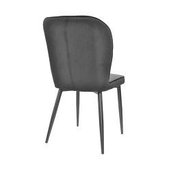 Декоративный стул Tusk Velvet черный HLR66+черные ножки flexmag.md