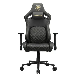 Scaun Gaming Cougar Defensor, Țesatura, PU Piele, Auriu flexmag.md