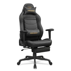 Игровое кресло Cougar Explore Neo, кожа [ПВХ], черно-золотое flexmag.md