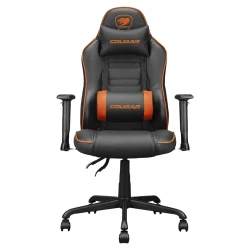 Игровое кресло Cougar Fusion S, [ПВХ] кожа, черно-оранжевое flexmag.md