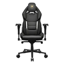 Игровое кресло Cougar Hotrod Royal, [ПВХ] кожа, черно-золотое flexmag.md